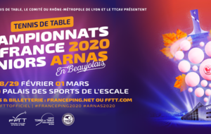 Championnats de France FFTT à Arnas