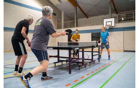 Nouveau créneau loisirs en journée : le tennis de table aussi le mardi matin !